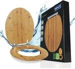 WENKO Toilettendeckel mit Absenkautomatik, hohe Belastbarkeit bis 300 kg, ovaler WC