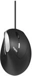 Rapoo EV200 Kabelgebundene ergonomische Maus, schwarz