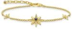 THOMAS SABO Armband Royalty Stern mit Steine gold 925 Sterlingsilber, 750...