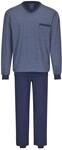 Ammann Herren-Schlafanzug Single-Jersey Marine Gr&ouml;&szlig;e 56