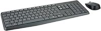 Logitech MK235 Kabelloses Tastatur-Maus-Set | 2.4 GHz Unifying Nano USB, 10m, 15