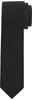 OLYMP Krawatte slim 6,5 cm breit aus reiner Seide Fleckabweisend schwarz