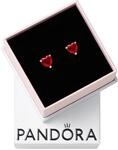 Pandora Timeless Schmuck funkelndes Herz, mit kirschrotem Jubil&auml;umskristall