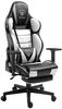 Trisens Gaming Stuhl Chair Racing Chefsessel mit Sportsitz und ergonomsichen