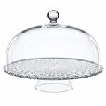 Nachtmann Tortenplatte mit Haube &Oslash; 32 cm, Bossa Nova, 99528, Kuchenplatte aus