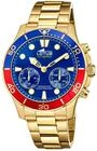 Lotus Herren Hybrid Smartwatch Connected Edelstahl 316L Gold - Analoge Uhr - 10 ATM