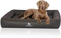 Knuffelwuff Orthop&auml;disches Hundebett aus Laser gestepptem Kunstleder Montego...