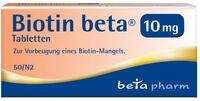 Biotin beta 10 mg Tabletten - hochdosiert (Vitamin B7) - Vitamine f&uuml;r gesundes