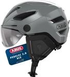 ABUS Stadthelm Pedelec 2.0 ACE - Fahrradhelm mit R&uuml;cklicht, Visier, Regenhaube,