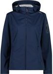 CMP - Leichte Softshelljacke f&uuml;r Damen mit abnehmbarer Kapuze, Blaues Eis, D34