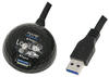 LogiLink CU0035 USB Kabel, USB 3.0 mit Docking Station, 1, 50m