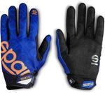 SPARCO MECA 3 HANDSCHUHE GR&Ouml;SSE 9 (S) BLAU/ORANGE