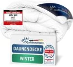 DormiGood Daunendecke 155x220 Winter - Made in Germany - 100% Extraweiche...