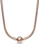 Pandora Moments Schlangenkette, 14-kar&auml;tig Ros&eacute;gold-vergoldet