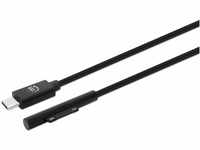 Manhattan 353632 Ladekabel USB-CTM zu Surface® Connect 1,8m schwarz