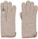 Roeckl Wollhandschuhe mit Lederpaspel Strickhandschuhe Wollhandschuhe (7 1/2 HS...
