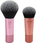 Real Techniques Mini Brush Foundation und Rouge-Duo, Reisegr&ouml;&szlig;e, f&uuml;r loses Rouge