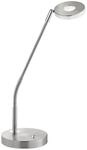 Fischer & Honsel Tischleuchte Dent 1x LED 6,0 Watt, matt, nickelfarben, 3 Stufen CCT,