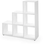 Vicco Treppenregal, Wei&szlig;, 107.2 x 107.8 cm | als Raumteiler mit 6 offenen