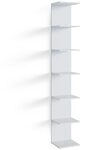 Vicco Wandregal Paolo, Wei&szlig;, 30 x 190 cm, zur Aufbewahrung von B&uuml;chern und