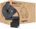 Logitech Brio 305 Full HD 1080P Webcam mit Sichtschutz, Mono Mikrofone zur