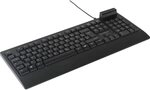 Renkforce RF-CKB-200 USB Tastatur Deutsch, QWERTZ Schwarz Chipkarten-Leser