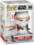 Funko POP! Star Wars: Holiday - Boba Fett - Snowman | Offizielles Sci-Fi Merch -