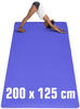 EYEPOWER 200x116 Fitnessmatte XXL Yogamatte 6mm rutschfest - Sport Teppich