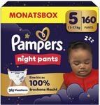 Pampers Night Pants Gr&ouml;&szlig;e 5, 160 Windeln, 11kg-17kg | bieten zus&auml;tzlichen Schutz