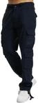 Brandit Pure Slim Fit Pants, Farbe: Navy, Gr&ouml;&szlig;e: M