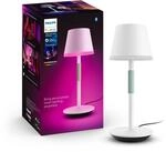 Philips Hue Go Tischleuchte, f&uuml;r den Innen- & Au&szlig;enbereich, Wei&szlig; | White & Color
