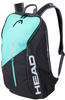 HEAD Tour Team Backpack Tennistasche, schwarz Mint, Einheitsgröße