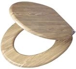 Tiger 252022546 WC-Sitz Steigerhout in Natur-Holzoptik mit Absenkautomatik