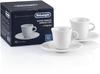 De'Longhi Espressotassen Set aus Porzellan DLSC308 – 2 handgemachte Keramik Tassen