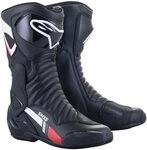 Alpinestars Motorrad Stiefel SMX 6 V2, BLACK WHITE GRAY, 42 EU