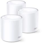 TP-Link Deco X60 Mesh WLAN Set (3 Pack), Wi-Fi 6 AX5400 Dual Band Router & Repeater,