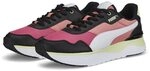 PUMA Damen R78 Voyage Sneaker, Schwarz Wei&szlig; Nelke Pink, 36 EU, puma Black puma White