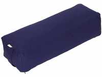 Yogabox Yoga Rechteckbolster Basic, Waschbarer Bezug aus 100% Baumwolle,...