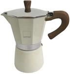 Gnali & Zani Venezia Espressokocher | Creme | F&uuml;r 9 Tassen | Alle Herdarten