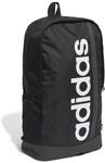 adidas Unisex Essentials Linear Backpack, Black / White, One Size