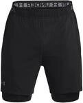 Under Armour Vanish Woven 2In1 Short schwarz, XL Herren