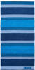 Dyckhoff Frottierserie 'Blue Island' Saunatuch Sauna Stripe 100 x 200 cm Blau