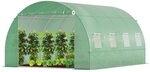 VOUNOT&reg; Gew&auml;chshaus Foliengew&auml;chshaus Winterfest Tomatenhaus Folientunnel, 4x3x2m