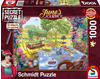 Schmidt Spiele 59974 Junes Journey, Tee im Garten, 1000 Teile Puzzle, Mehrfarbig