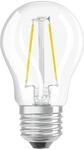 OSRAM Dimmbare Filament LED Lampe mit E27 Sockel, Warmweiss (2700K), Tropfenform,