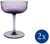 Villeroy & Boch – Like Lavender Sektschale / Dessertschale Set 2 Teilig, Farbglas