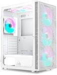 Montech X3 Mesh Midi-Tower, DRGB, Tempered Glass -wei&szlig;
