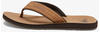Quiksilver Herren Carver Nubuck - Sandals For Mens Zehentrenner, Schwarz Solid Black