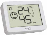 TFA Dostmann Mini Hygrometer digital, 30.5055.02, Innentemperatur und