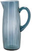 BITZ Kusintha Kanne, Wasserkrug aus Glas, Fassungsvermögen 1,2 L, Blau